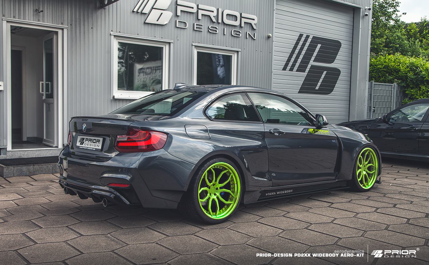 Engordar estéticamente tu BMW Serie 2 es posible gracias al kit PD2XX de Prior Design