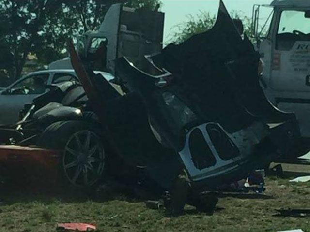 Espectacular accidente de un Koenigsegg CCX Custom Vision valorado en 1,2 millones de euros 1