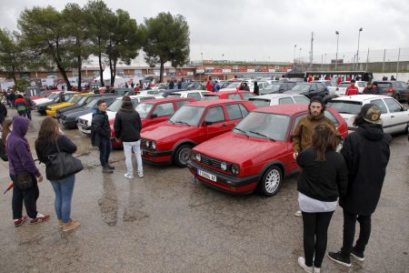 Así ha sido el 40º anivesario del Golf GTI en el Jarama: 1.500 unidades y 6.500 aficionados