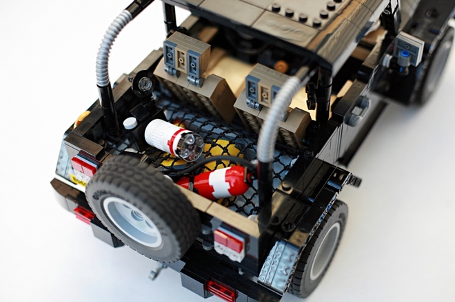 Jeep Wrangler Rubicon de LEGO: Con todo lujo de detalles