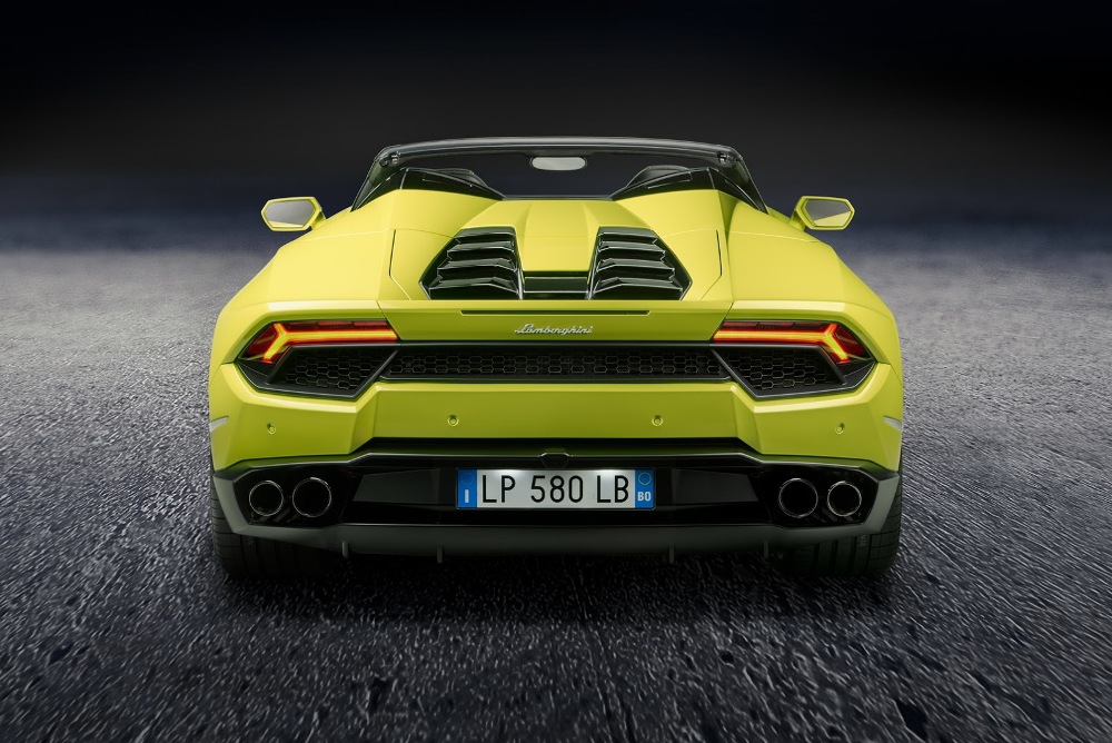 Lamborghini Huracán LP580-2 Spyder: Llega la variante que tiene el cielo como techo