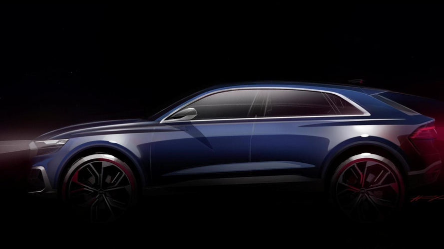 Audi Q8 E-Tron Concept, primeros bocetos oficiales