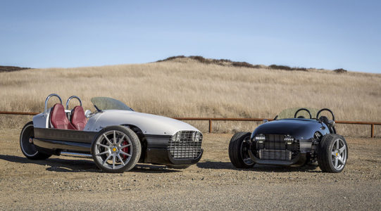 Vanderhall Venice Roadster: El roadster de tres ruedas con un peso de tan sólo 623 kilogramos