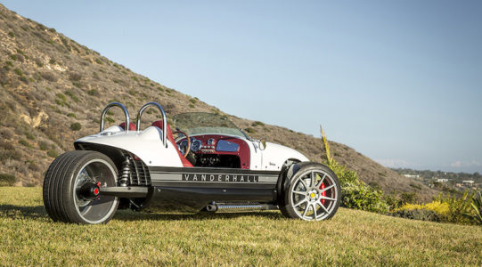 Vanderhall Venice Roadster: El roadster de tres ruedas con un peso de tan sólo 623 kilogramos