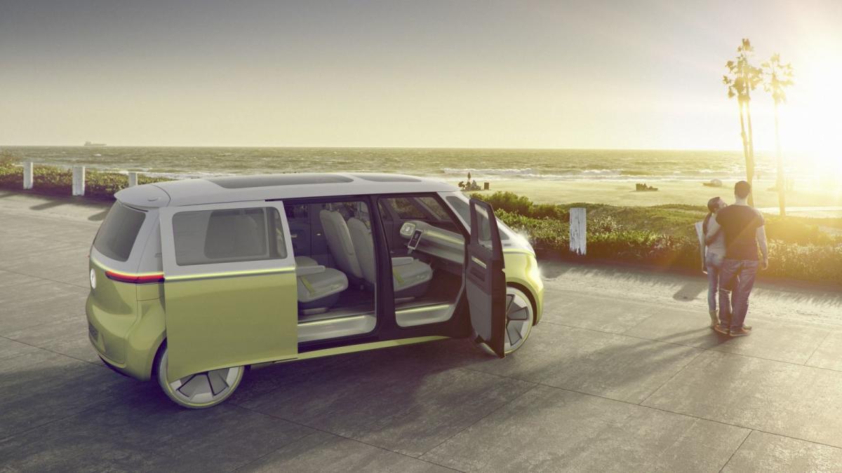 Volkswagen I.D. Buzz Concept: La Kombi más hippie, con 600 kilómetros de autonomía... de origen eléctrico