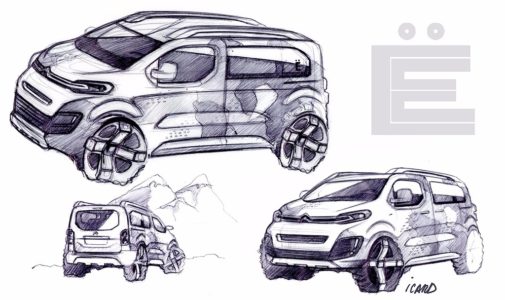 Citroën SpaceTourer 4x4  Concept: Prototipo pensado para aventureros