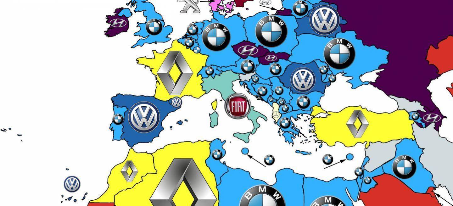 ¿Cuáles son las marcas de coches más buscadas en Google por países?
