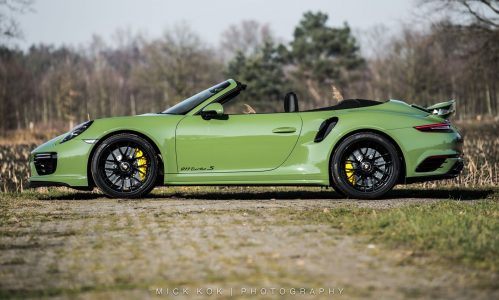 El Porsche 911 Turbo S Cabriolet de Edo Competition luce con este llamativo verde