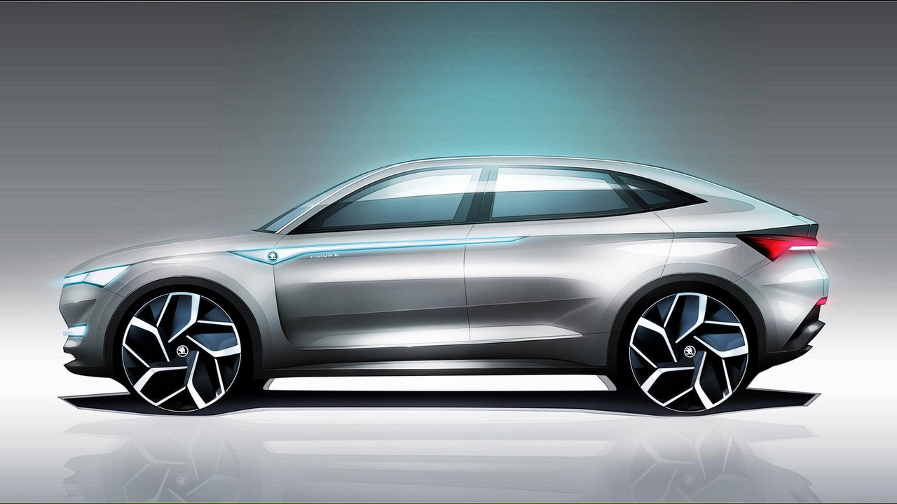 Skoda Vision E Concept, primeros bocetos oficiales