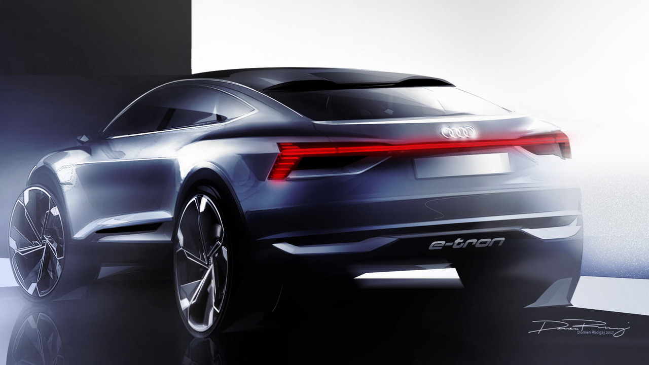 Más cerca del Audi E-Tron Sportback Concept, nuevos anticipos oficiales