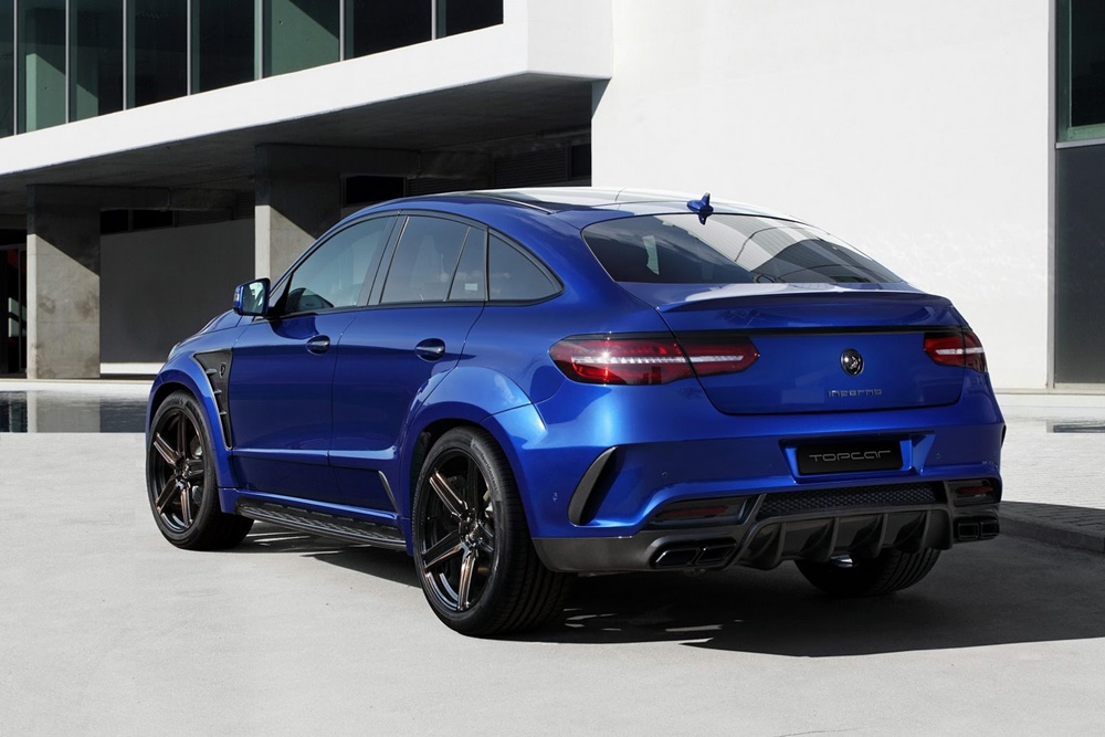 El Mercedes GLE Coupé de TopCar se viste de azul y con una estética más deportiva