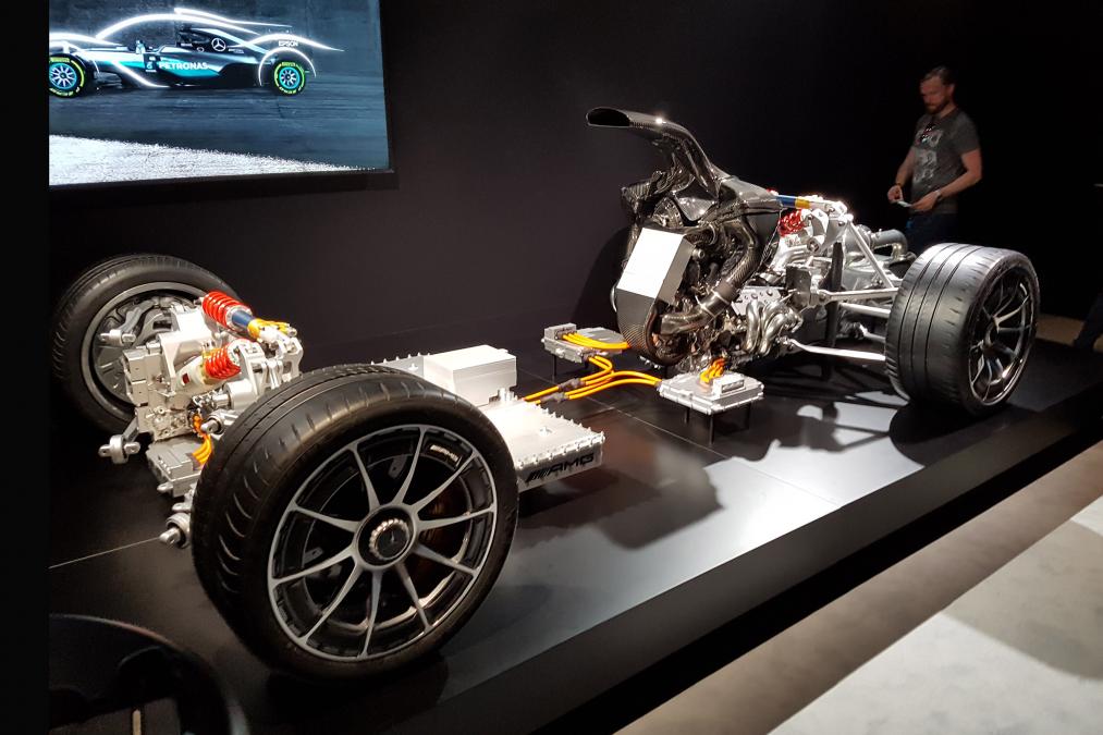 Así es el esqueleto del Mercedes AMG Project One, lo veremos en Fráncfort