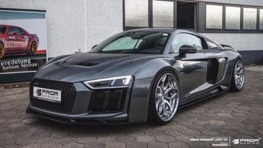 Así es el kit PD800WB de Prior Design para el Audi R8 V10: ¡Todavía más ancho!