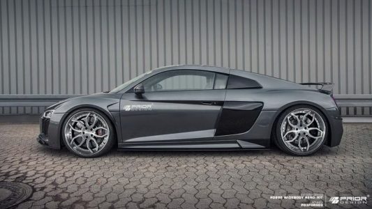 Así es el kit PD800WB de Prior Design para el Audi R8 V10: ¡Todavía más ancho!