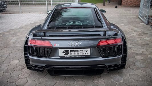 Así es el kit PD800WB de Prior Design para el Audi R8 V10: ¡Todavía más ancho!