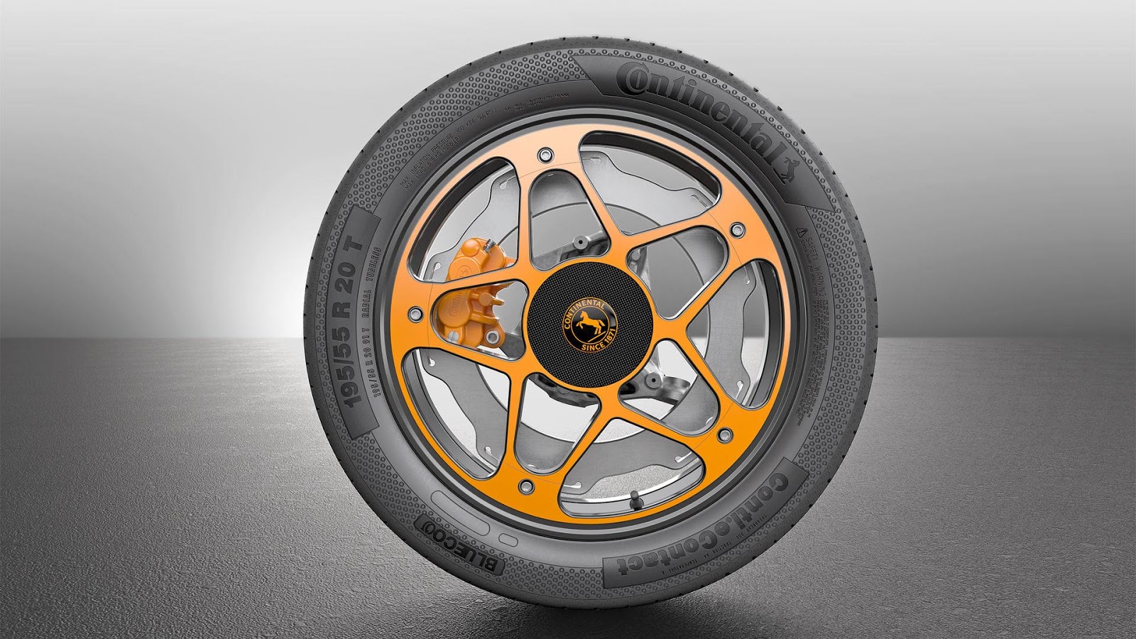 Continental New Wheel Concept: Así se imaginan las llantas y frenos de los eléctricos del futuro