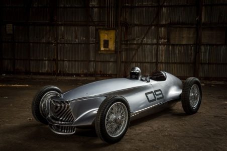 Infiniti Prototype 9 concept: Así es el monoplaza de los años 30 con tecnología eléctrica que veremos en Pebble Beach