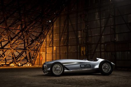 Infiniti Prototype 9 concept: Así es el monoplaza de los años 30 con tecnología eléctrica que veremos en Pebble Beach