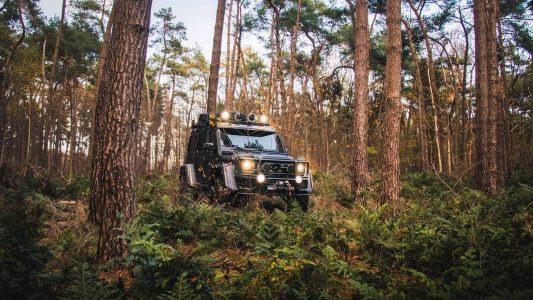 El Mercedes-Benz G500 44² de Jon Olsson está listo para enfrentarse a las peores adversidades