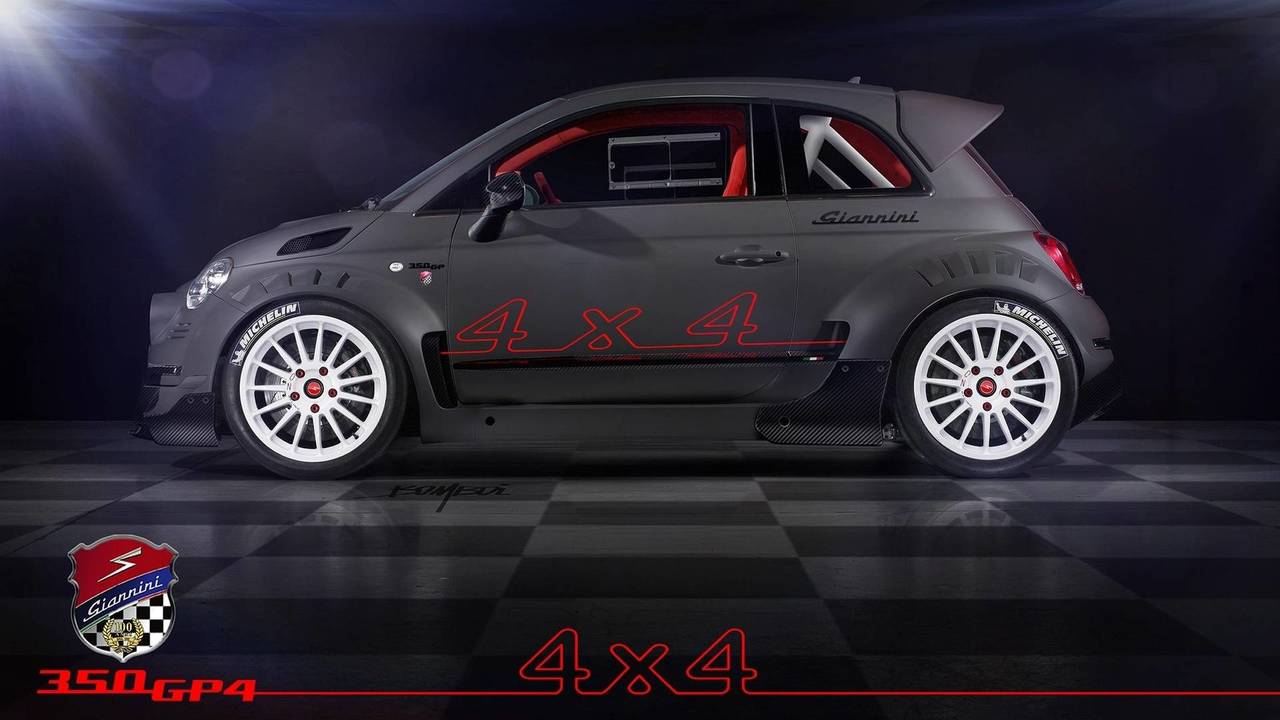 Giannini 350 GP4: Un monstruo en forma de Fiat 500 con 350 CV y tracción total