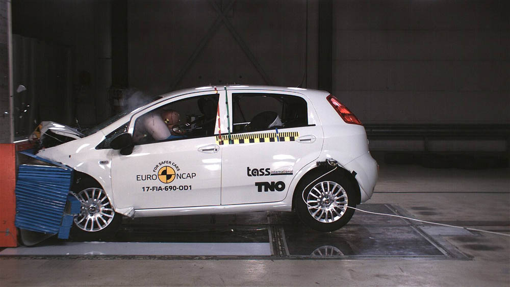 El Fiat Punto ha obtenido cero estrellas Euro NCAP: El único coche en lograrlo en 20 años
