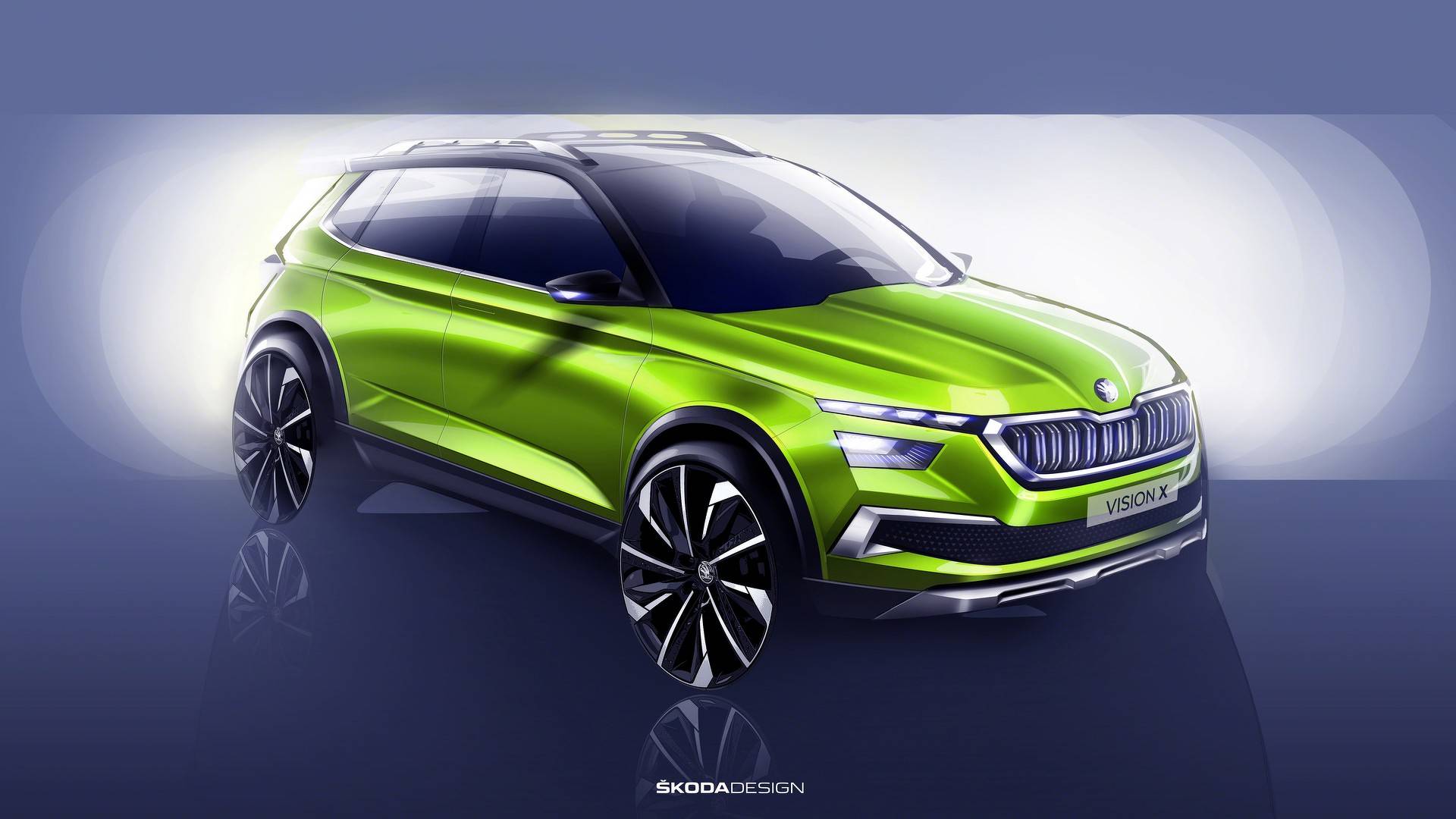 Más cerca del Skoda Vision X: una auténtica visión de futuro