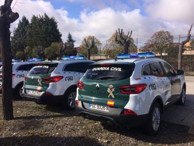 La flota de la Guardia Civil estrena 180 Renault Kadjar