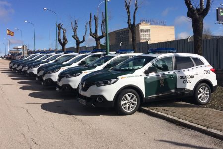 La flota de la Guardia Civil estrena 180 Renault Kadjar