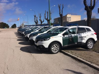 La flota de la Guardia Civil estrena 180 Renault Kadjar