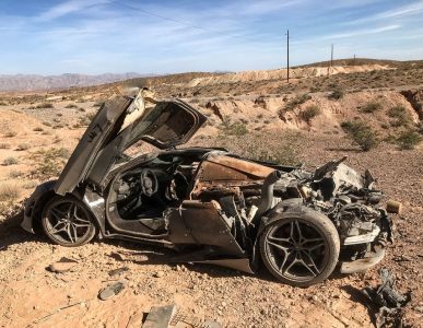 Espectacular accidente: Así ha quedado este pobre McLaren 720S en Las Vegas