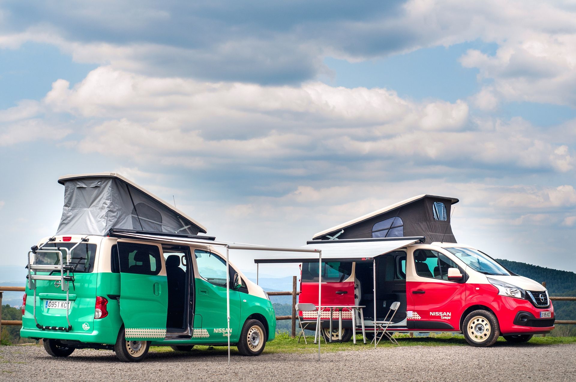 Nissan NV200 Camper y Nissan NV300 Camper: Viajar sintiéndote como en casa es posible