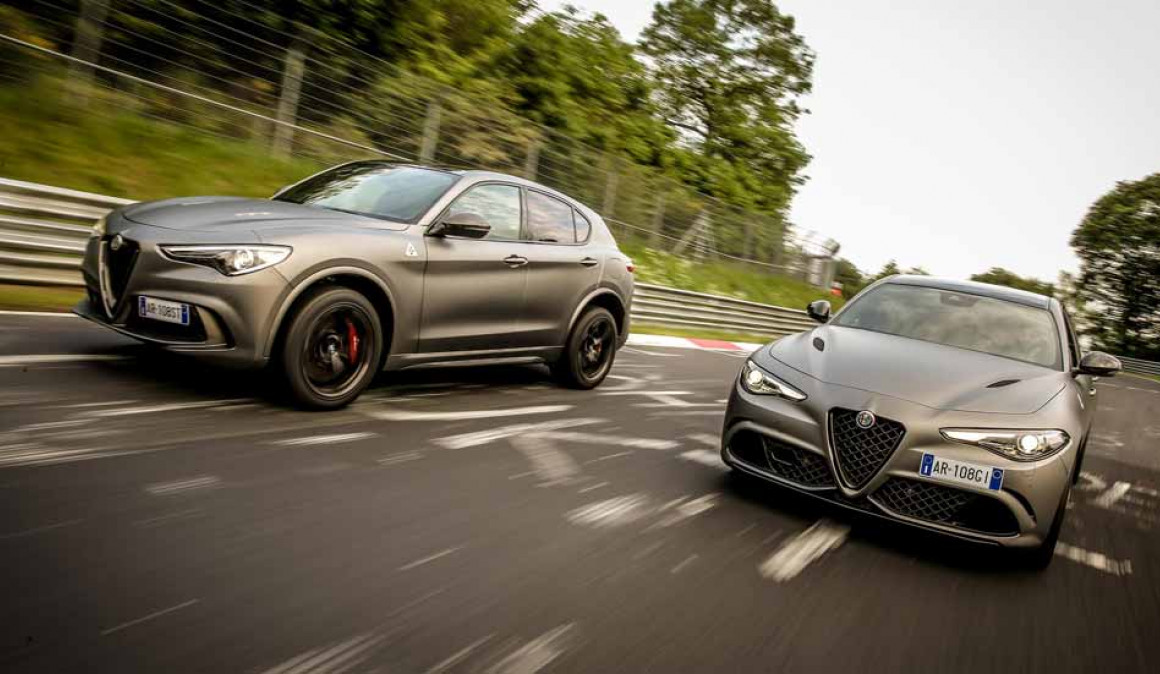 Alfa Romeo Giulia y Stelvio Quadrifoglio NRING: 216 unidades como homenaje a Nürburgring