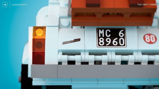 Muy pronto podremos ver el FIAT 500 clásico para montar con piezas de LEGO