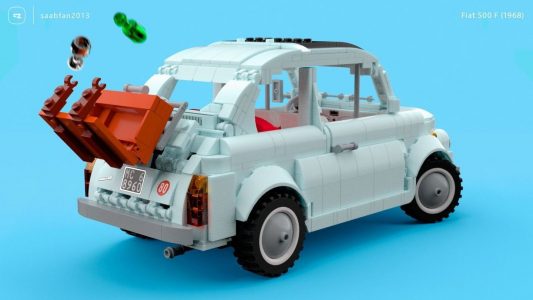 Muy pronto podremos ver el FIAT 500 clásico para montar con piezas de LEGO