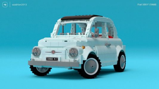 Muy pronto podremos ver el FIAT 500 clásico para montar con piezas de LEGO