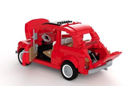 Muy pronto podremos ver el FIAT 500 clásico para montar con piezas de LEGO