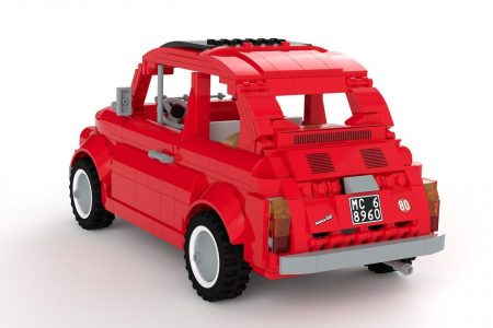 Muy pronto podremos ver el FIAT 500 clásico para montar con piezas de LEGO
