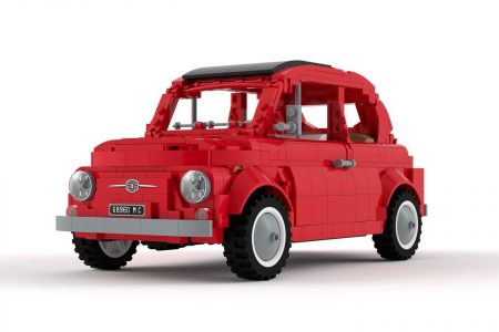 Muy pronto podremos ver el FIAT 500 clásico para montar con piezas de LEGO