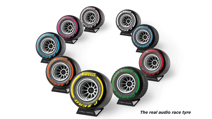 Esta rueda de F1 es en realidad un altavoz Bluetooth de Pirelli Design