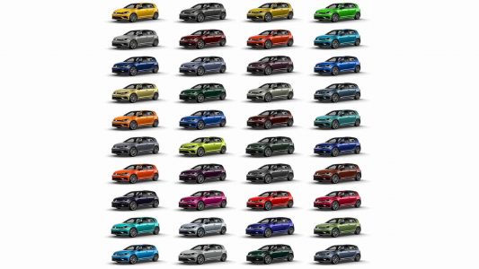 40 nuevos colores para el Volkswagen Golf R