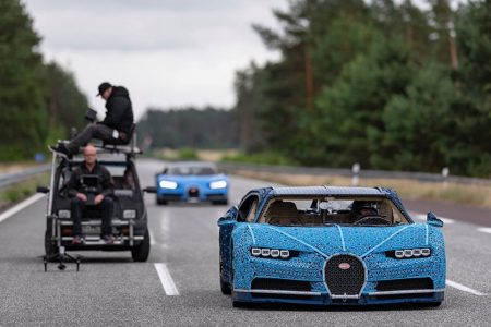 Hay un Bugatti Chiron fabricado de LEGO a tamaño real: ¡Con más de un millón de piezas!