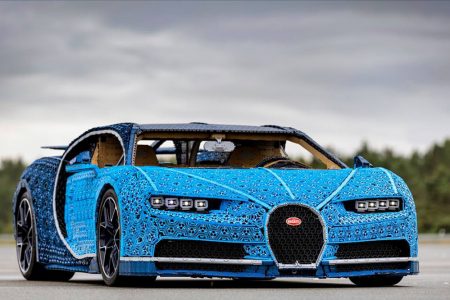 Hay un Bugatti Chiron fabricado de LEGO a tamaño real: ¡Con más de un millón de piezas!