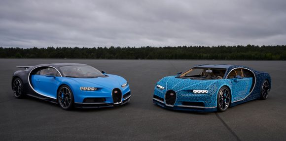 Hay un Bugatti Chiron fabricado de LEGO a tamaño real: ¡Con más de un millón de piezas!