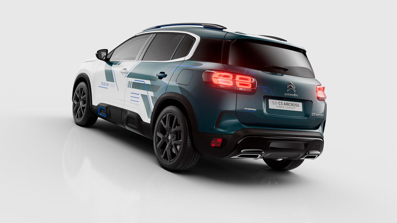 Citroën C5 Aircross Hybrid Concept: 225 CV en un motor híbrido