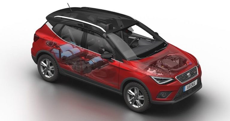 El SEAT Arona TGI nos ofrece 90 CV capaces de funcionar con gasolina y gas natural