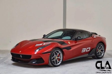 El único Ferrari SP30 existente sale a la venta... y sólo tiene 103 km