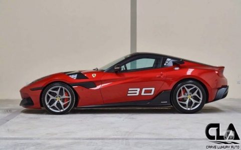 El único Ferrari SP30 existente sale a la venta... y sólo tiene 103 km