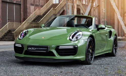 El Porsche 911 Turbo S de Edo Competition se pone un traje de color verde oliva