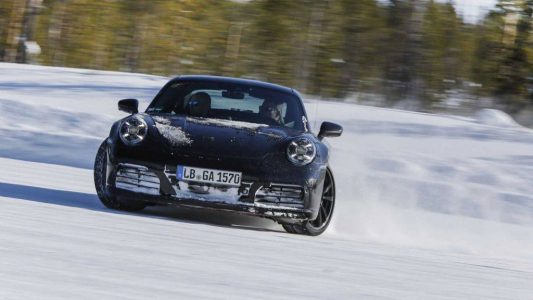 Así son los test de estes finales del nuevo Porsche 911