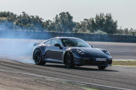 Así son los test de estes finales del nuevo Porsche 911